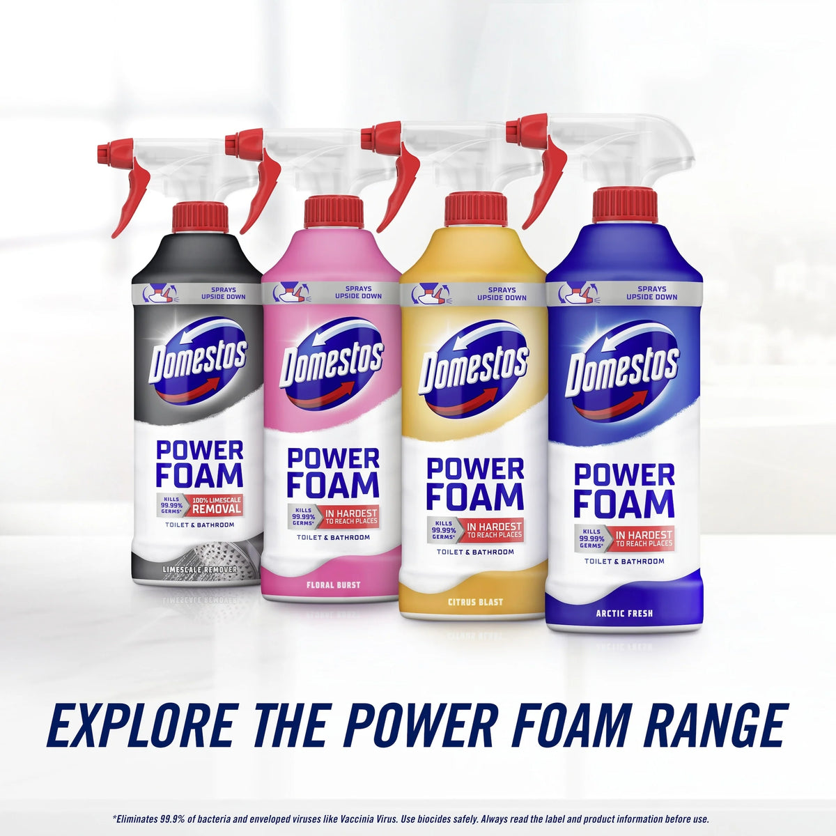 Power Foam Toilet And Bathroom by Domestos