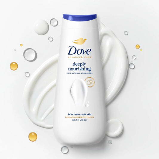 Deeply Nourishing 24hr Moisturisation Advanced Care Body Wash by Dove