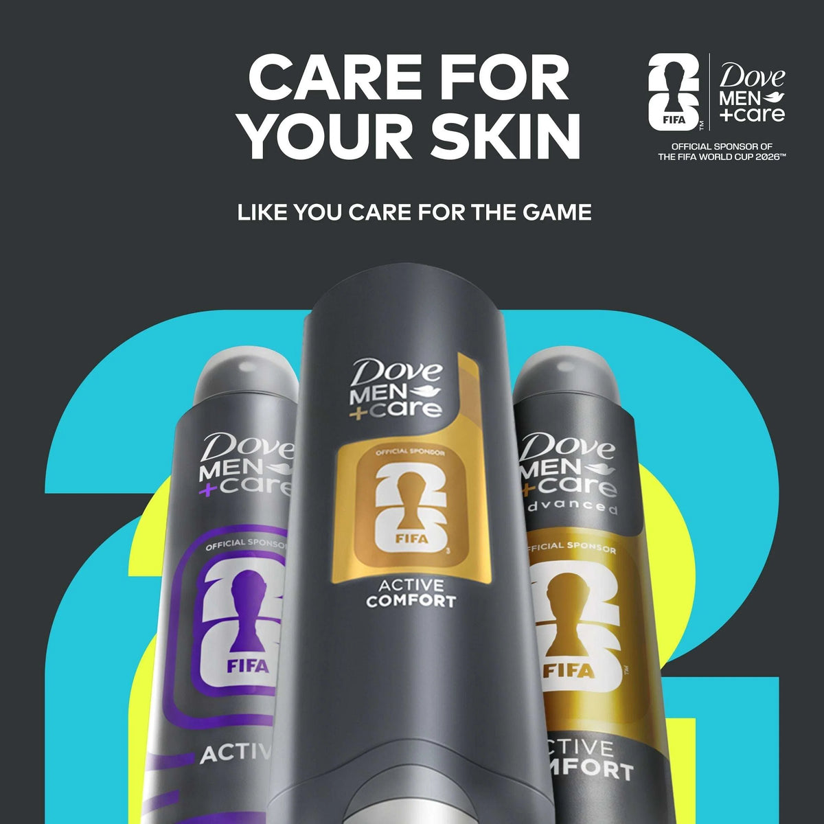 Men+Care Active Comfort 3-in1 Hair, Face by Dove