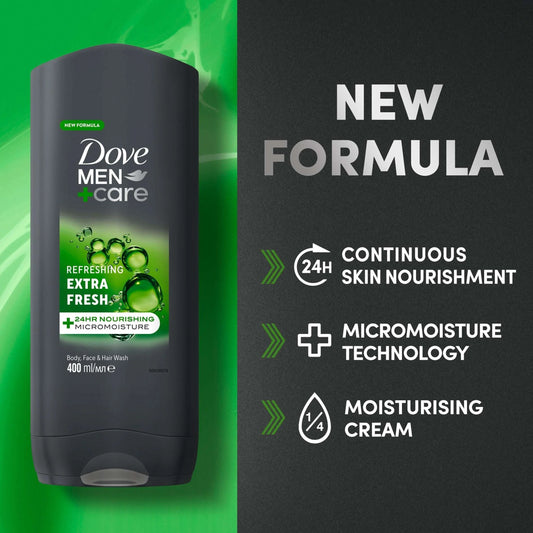 Men+Care Refreshing 3-in-1 Hair, Face by Dove