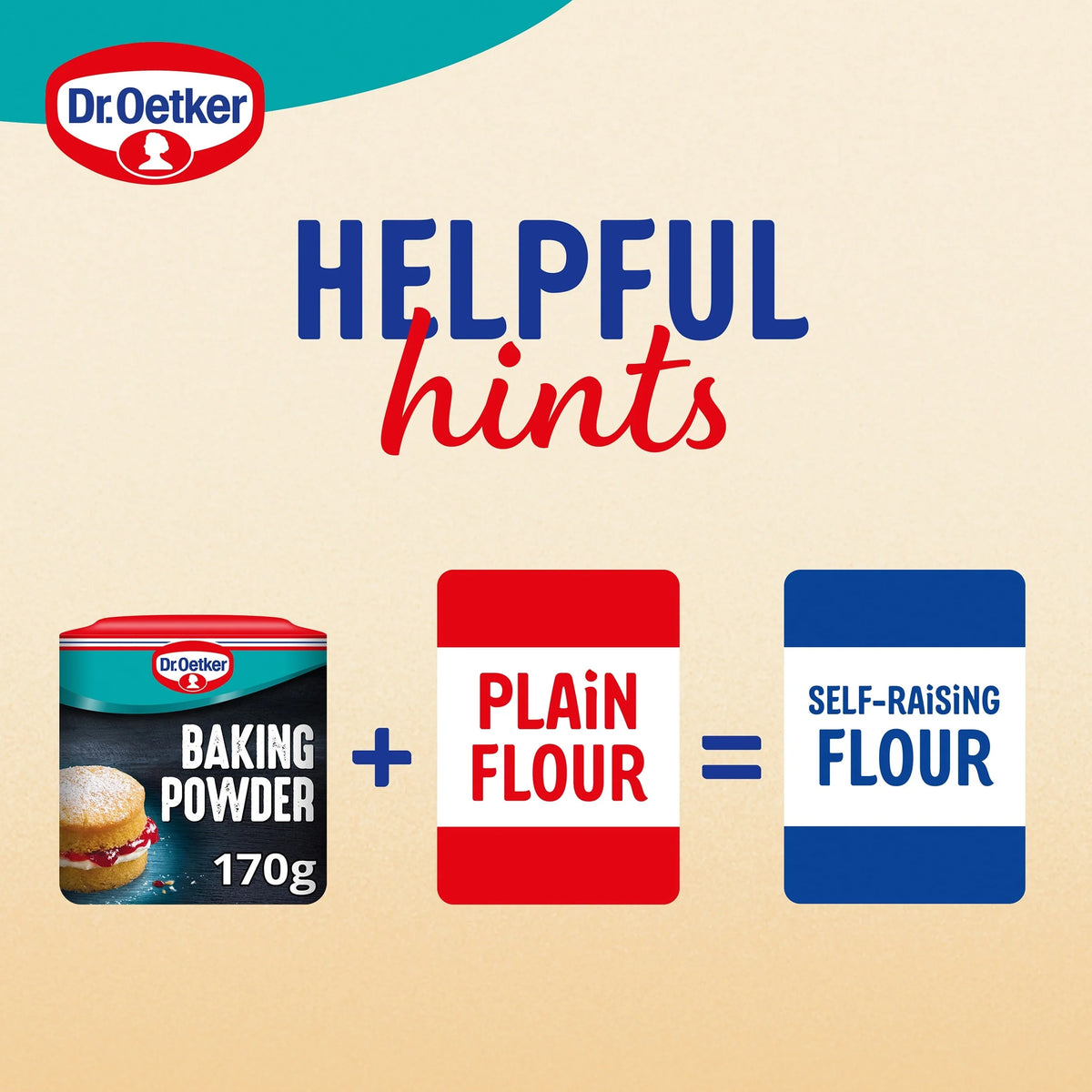 Dr.oetker Baking Powder Tub 170g by Dr. Oetker