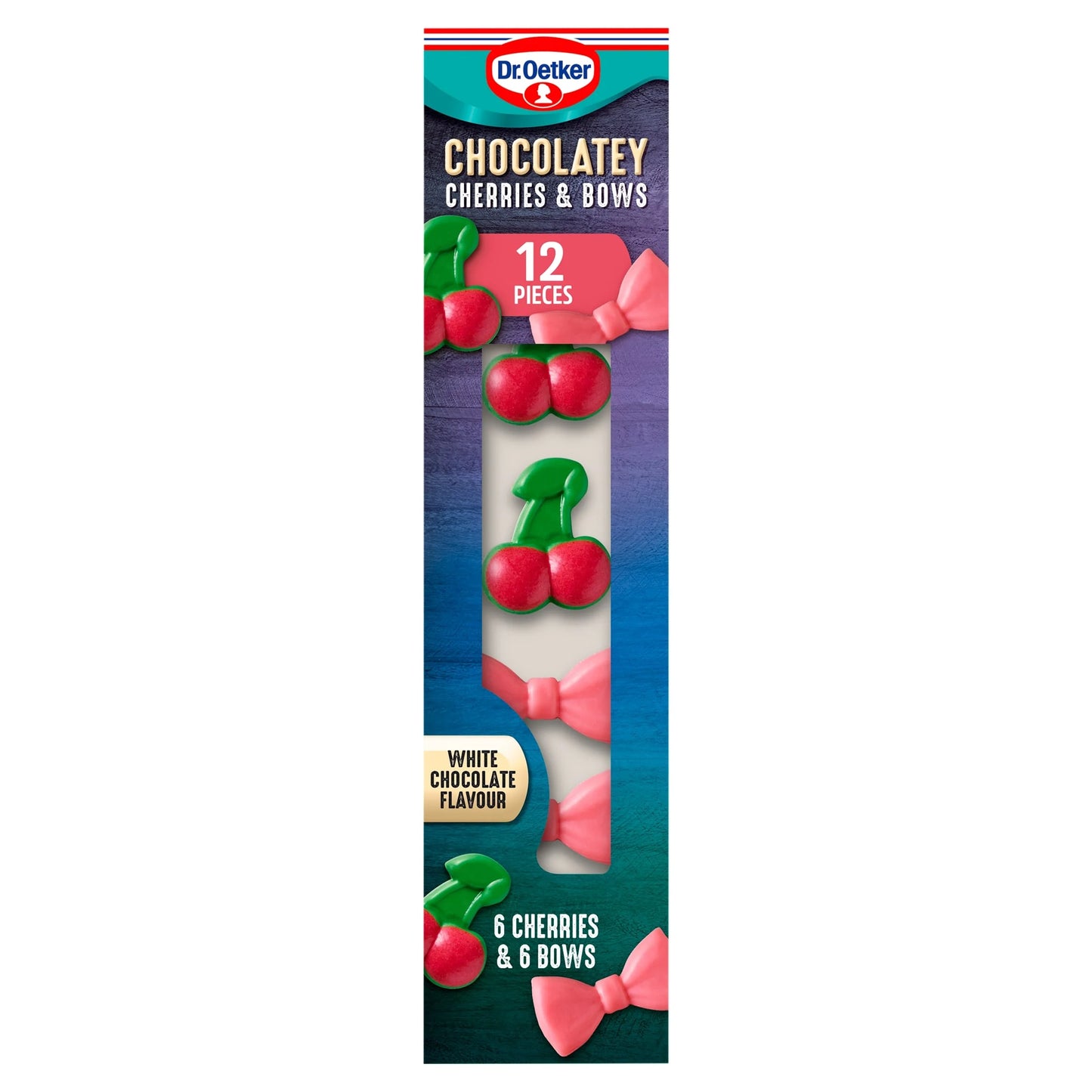 Chocolatey Cherries & Bows White by Dr. Oetker
