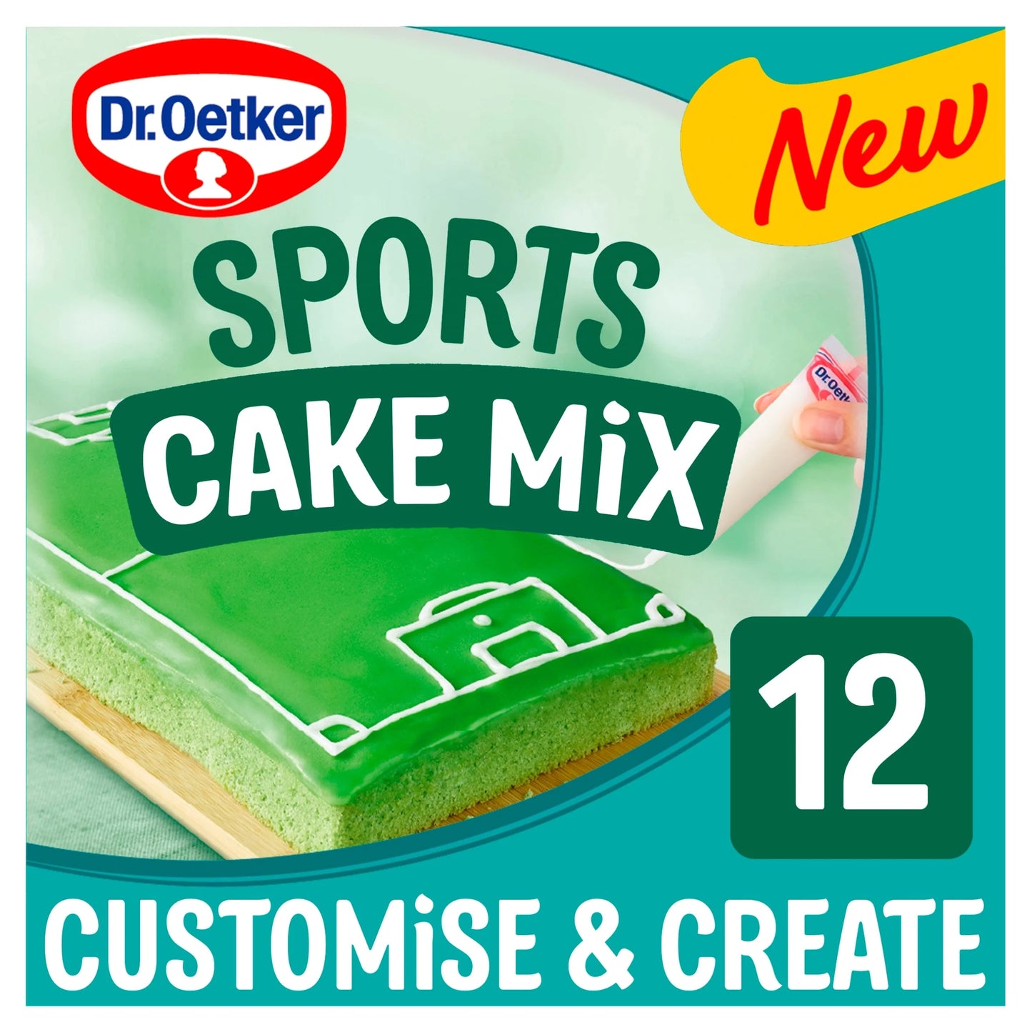 Customise & Create Sports Cake Mix by Dr. Oetker