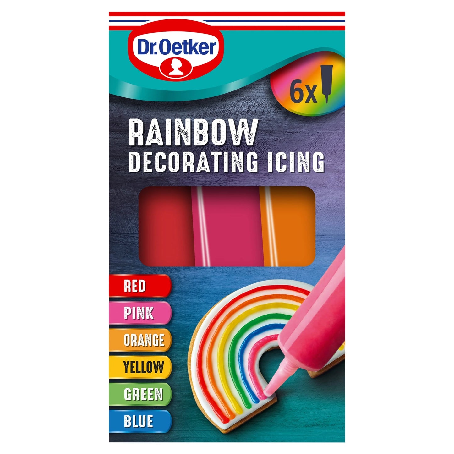 Decorating Icing Rainbow 102g by Dr. Oetker