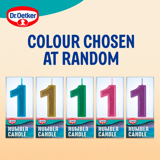 Number 1 Candle by Dr. Oetker