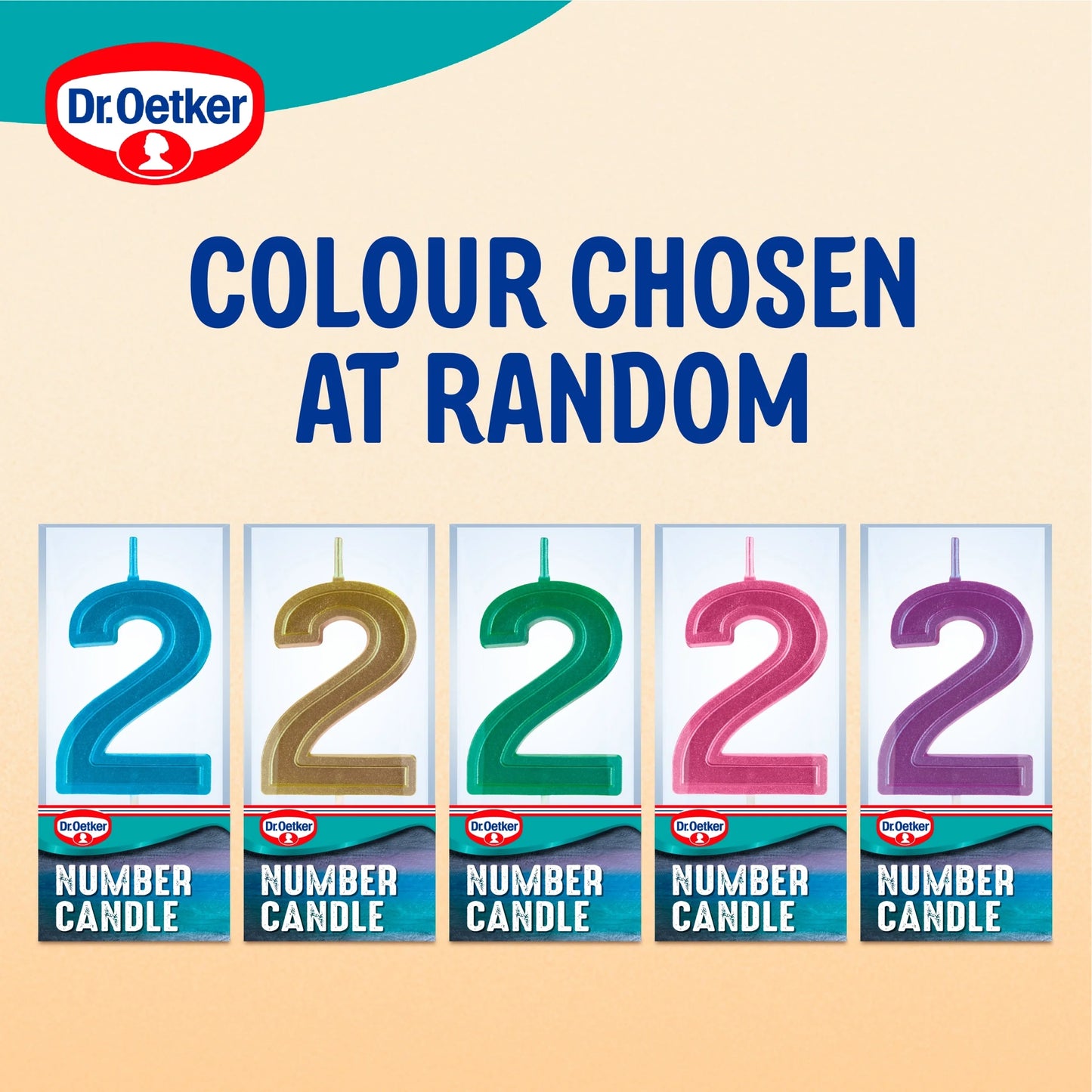 Number 2 Candle by Dr. Oetker