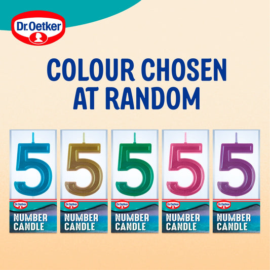 Number 5 Candle by Dr. Oetker