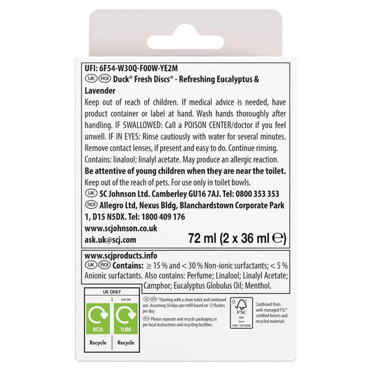 Fresh Discs Toilet Cleaner Refill - by DUCK