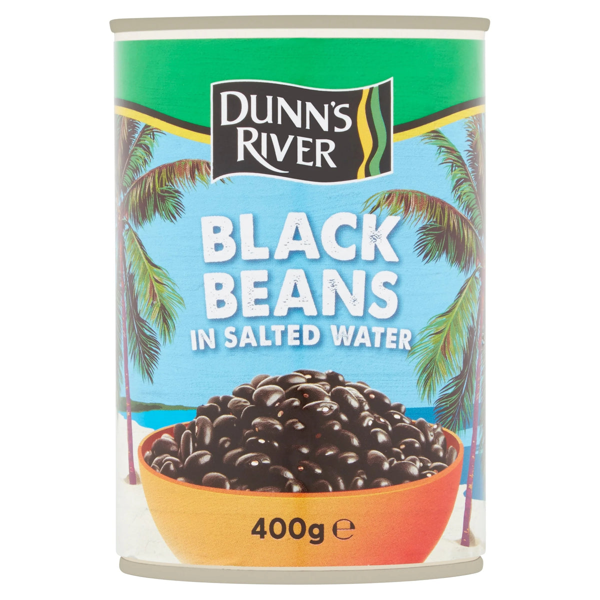 Black Beans In Salted Water 400g by DUNNS RIVER