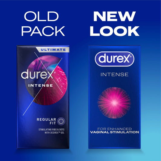 Feel Intense Latex Condoms 10 Pack by durex
