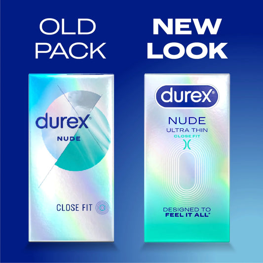 Nude Ultra Thin Close Fit Condoms 10s by durex