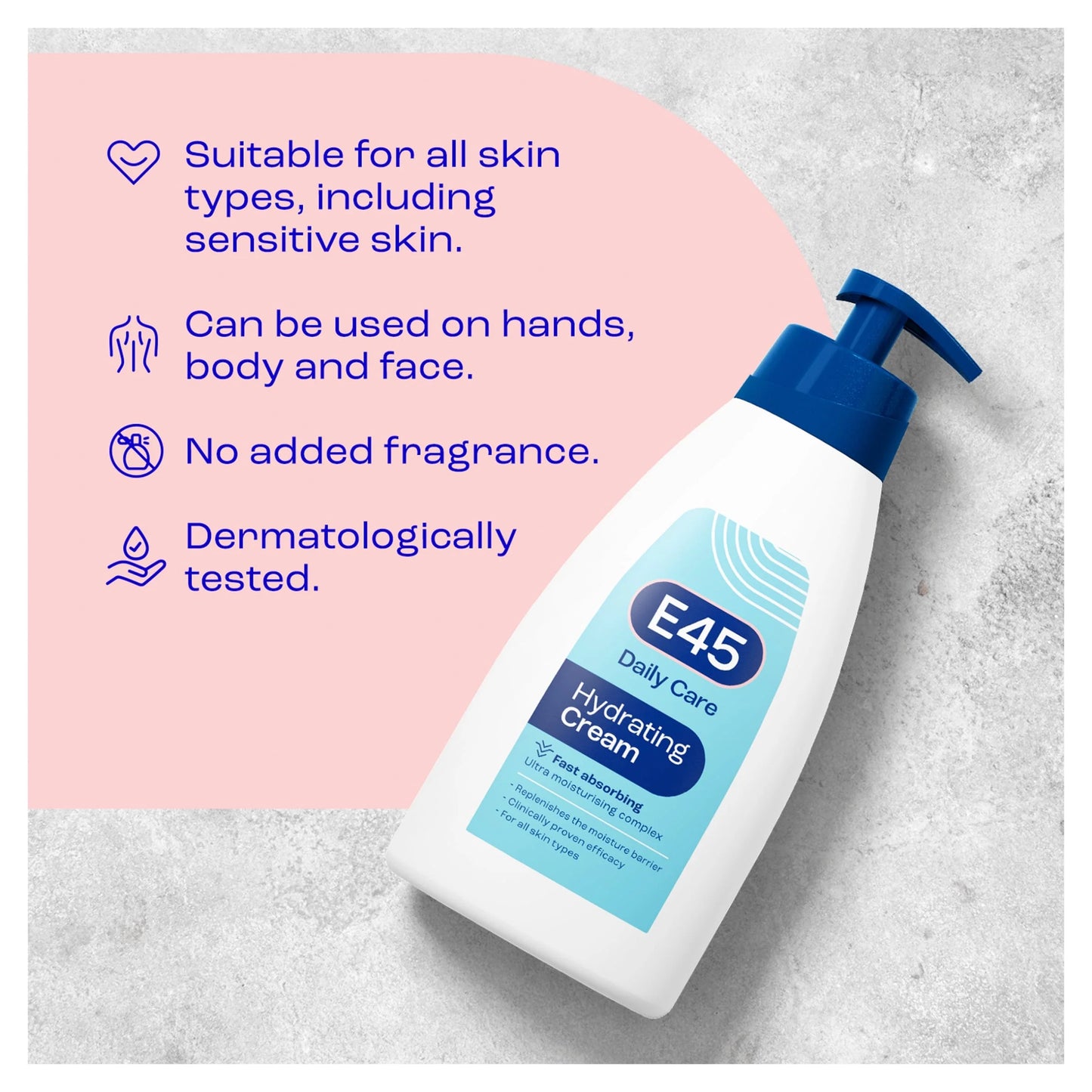 Daily Moisturiser Body Cream For Dry & by E45