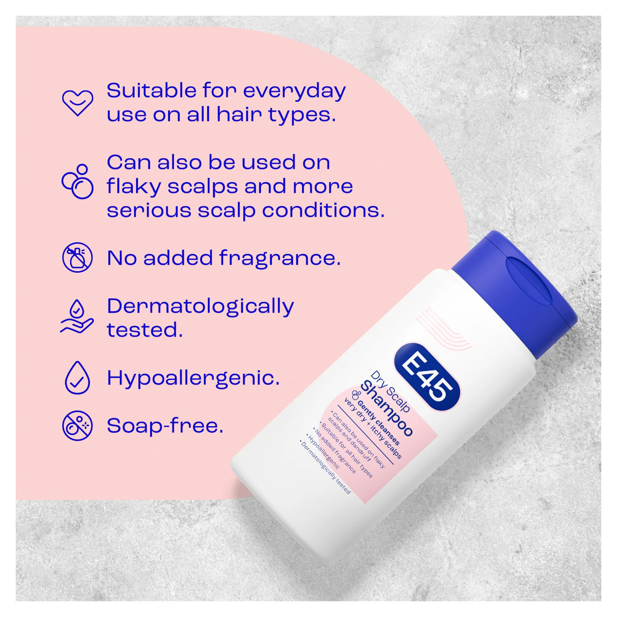 Dry Scalp Shampoo 200ml by E45 at The British Vault