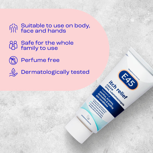 Itch Relief Body Cream For Itchy & by E45