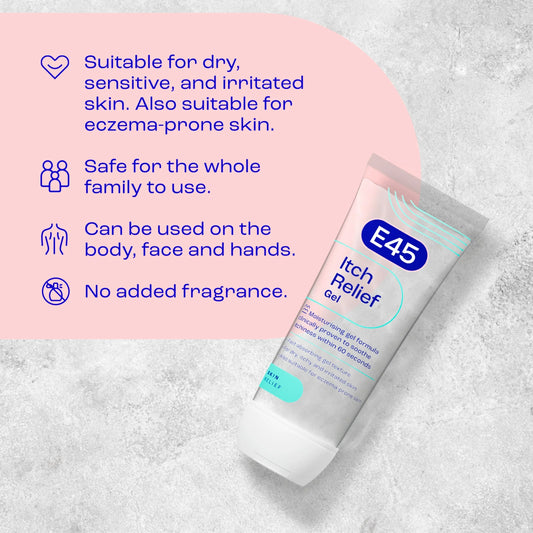 Itch Relief Gel Moisturiser For Irritated by E45