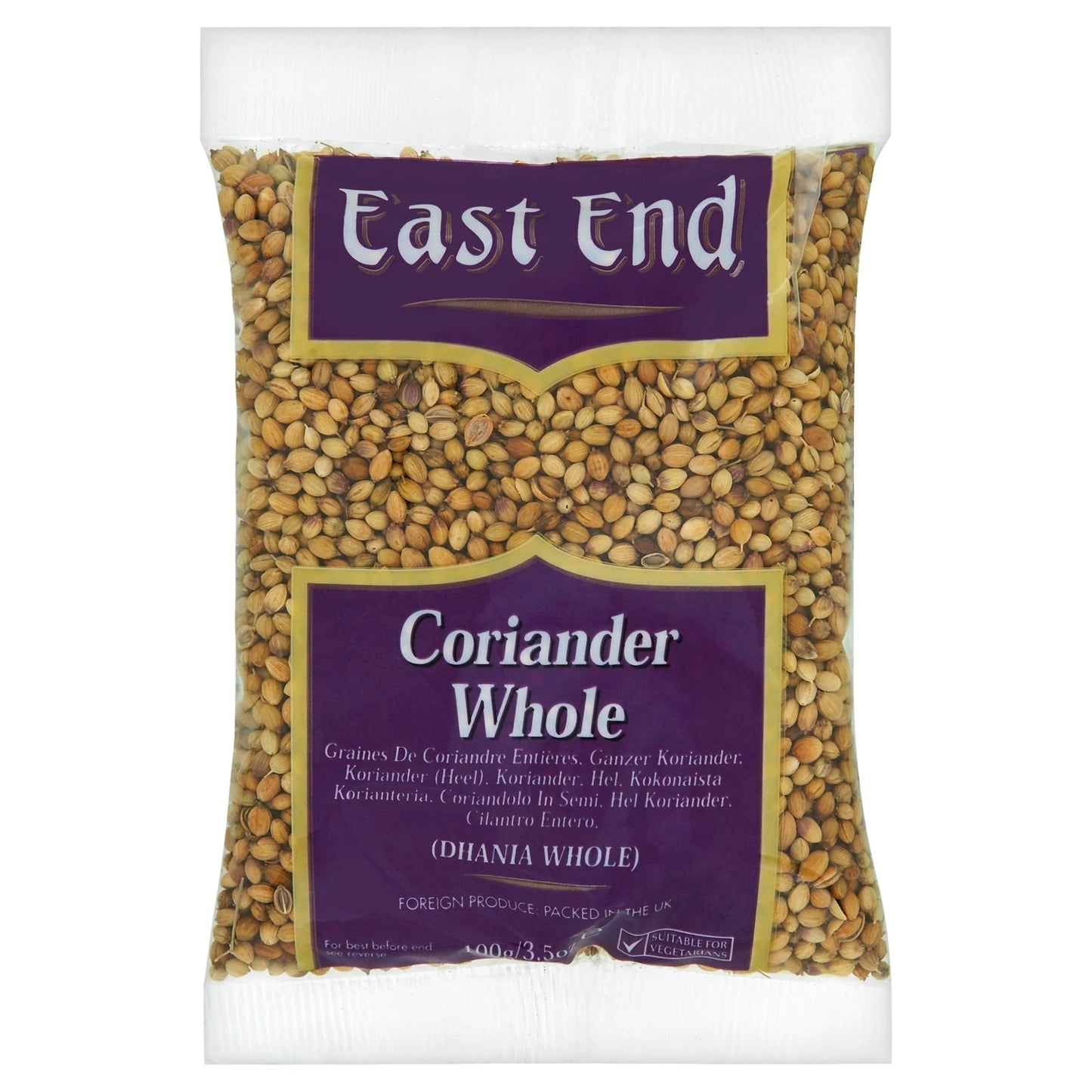 Coriander Whole 100g by EAST END