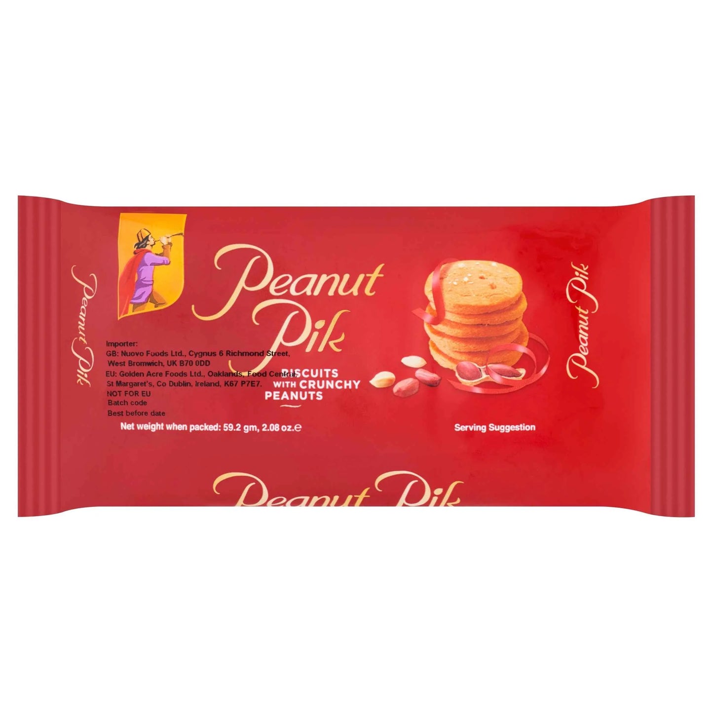 Peanut Pik Biscuits 59.2g by EBM