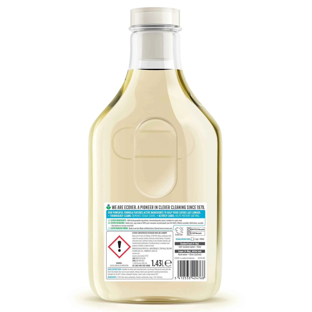 Non Bio Concentrated Laundry Liquid by ECOVER