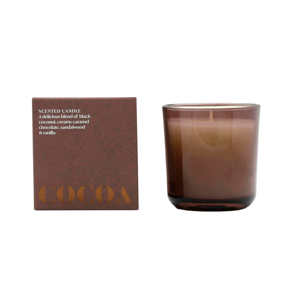Dramatique Dark Cocoa Small Candle by F&F HOME at The British Vault