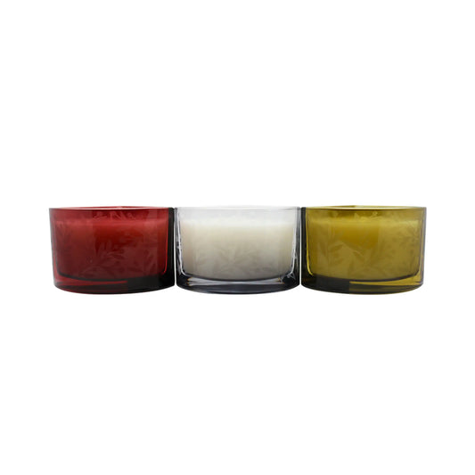 Pumpkin Autumn Segment Candles 3x160g by F&F HOME at The British Vault