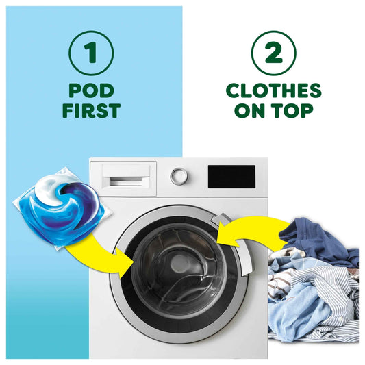 Non Bio Platinum Washing Pods Extra Stain Removal 60 Washes by FAIRY