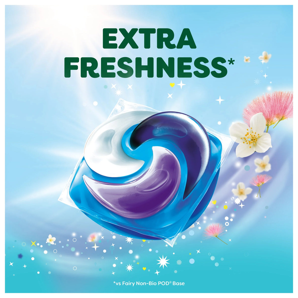 Non Bio Platinum Washing Pods Silk Tree by FAIRY