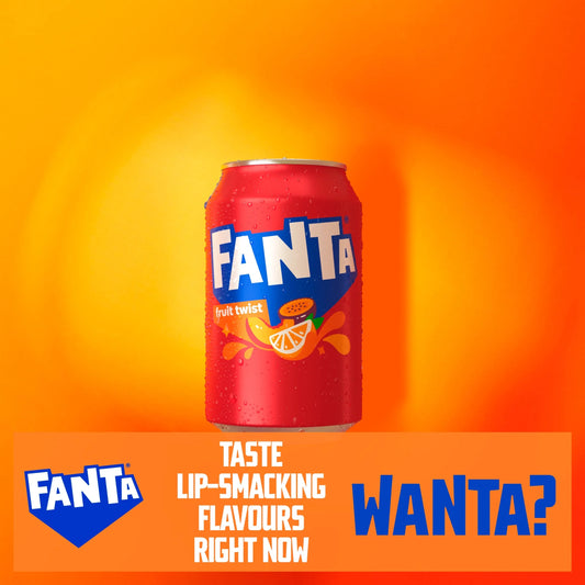Fruit Twist Soft Drink Can 150 Ml by FANTA