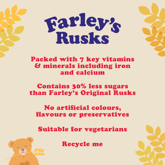 Farley's Reduced Sugar Rusks Baby Food Snack by FARLEYS