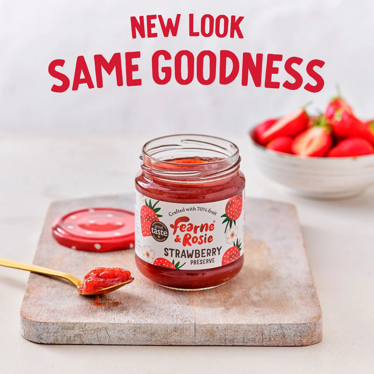 Strawberry Preserve 310g by Fearne & Rosie