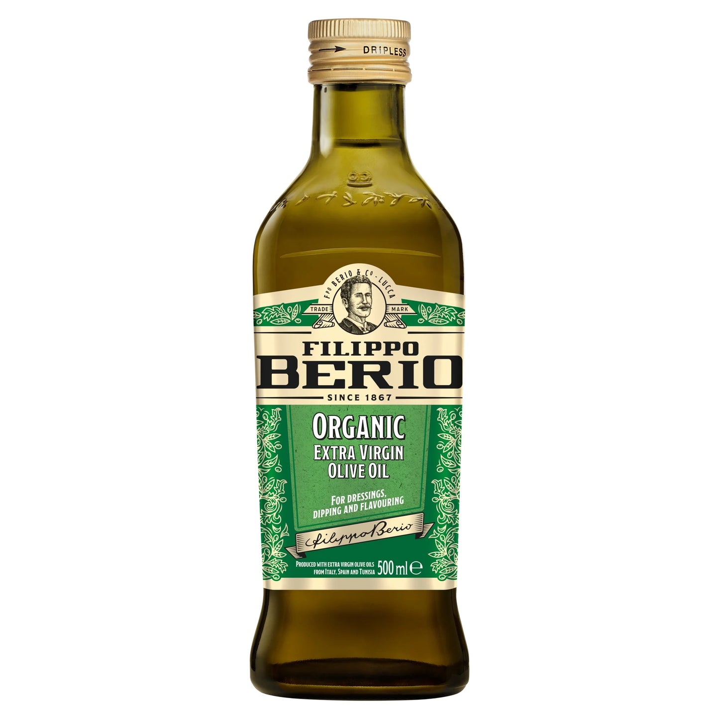 Organic Extra Virgin Olive Oil by FILIPPO BERIO