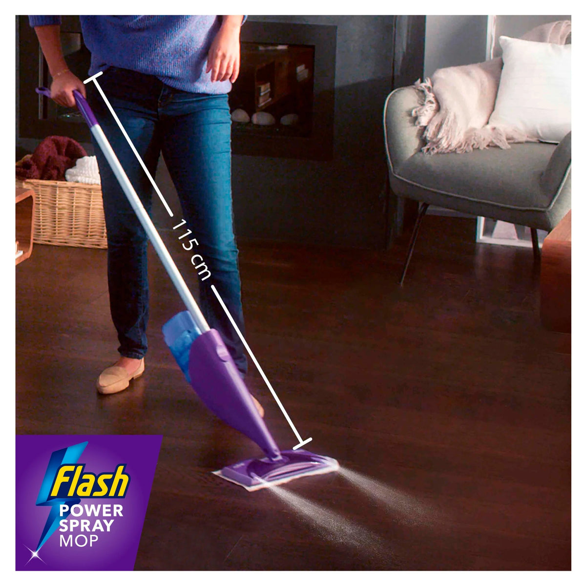 Power Spray Mop Floor Cleaner by Flash