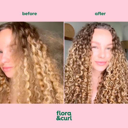 Flora & Curl Rose Water Cream Shampoo 300ml by flora&curl