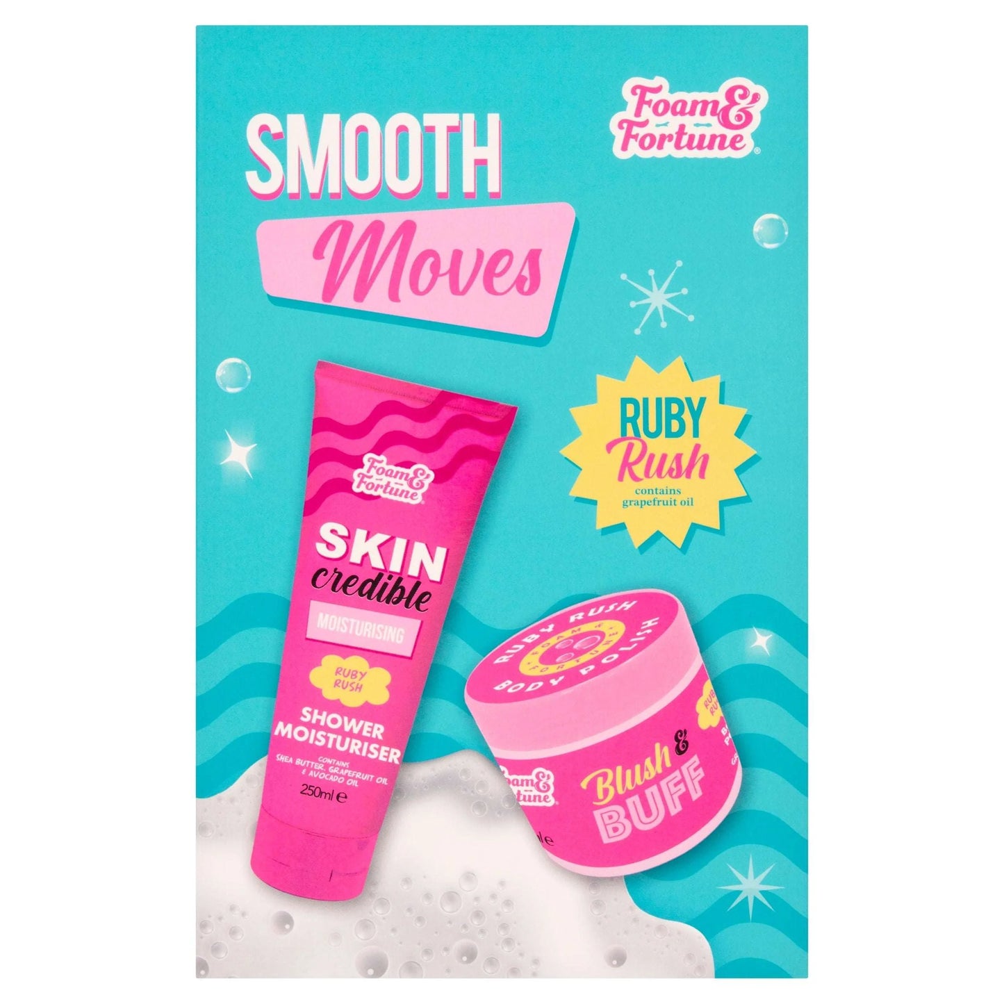 Foam & Fortune Smooth Moves Ruby Rush Shower by Foam&Fortune