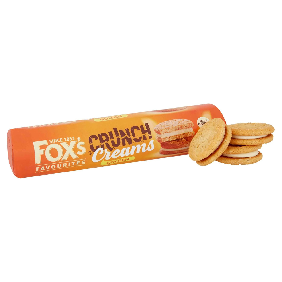 Favourites Crunch Creams Biscuits - Golden 200g by FOX'S