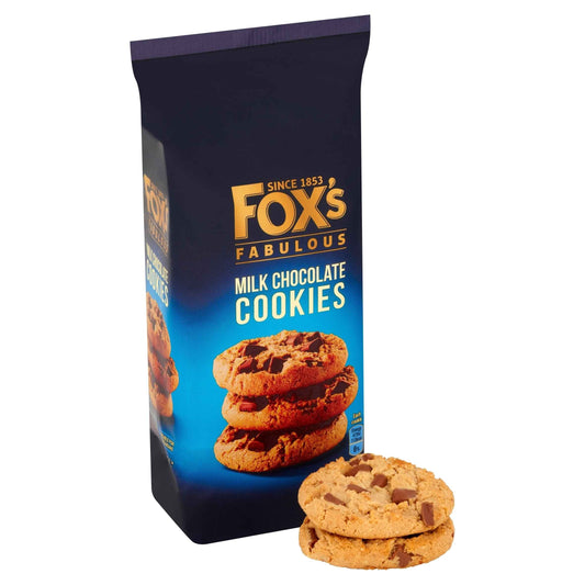 Milk Chocolate Cookies 180g by FOX'S