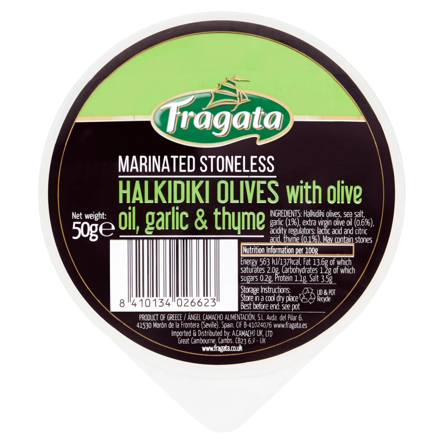 Halkidiki Olives With Garlic & Thyme by FRAGATA