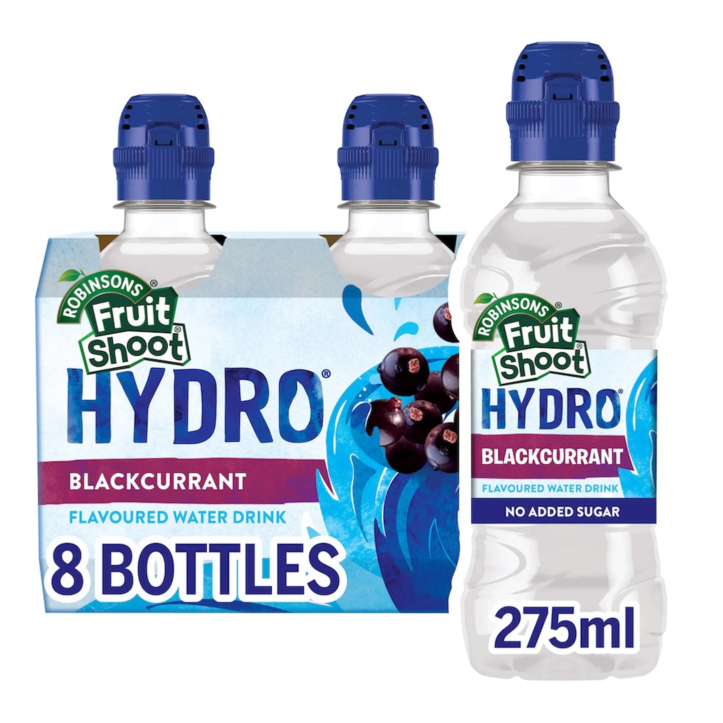 Hydro Blackcurrant Kids Juice Drink 8x275ml by Fruit Shoot