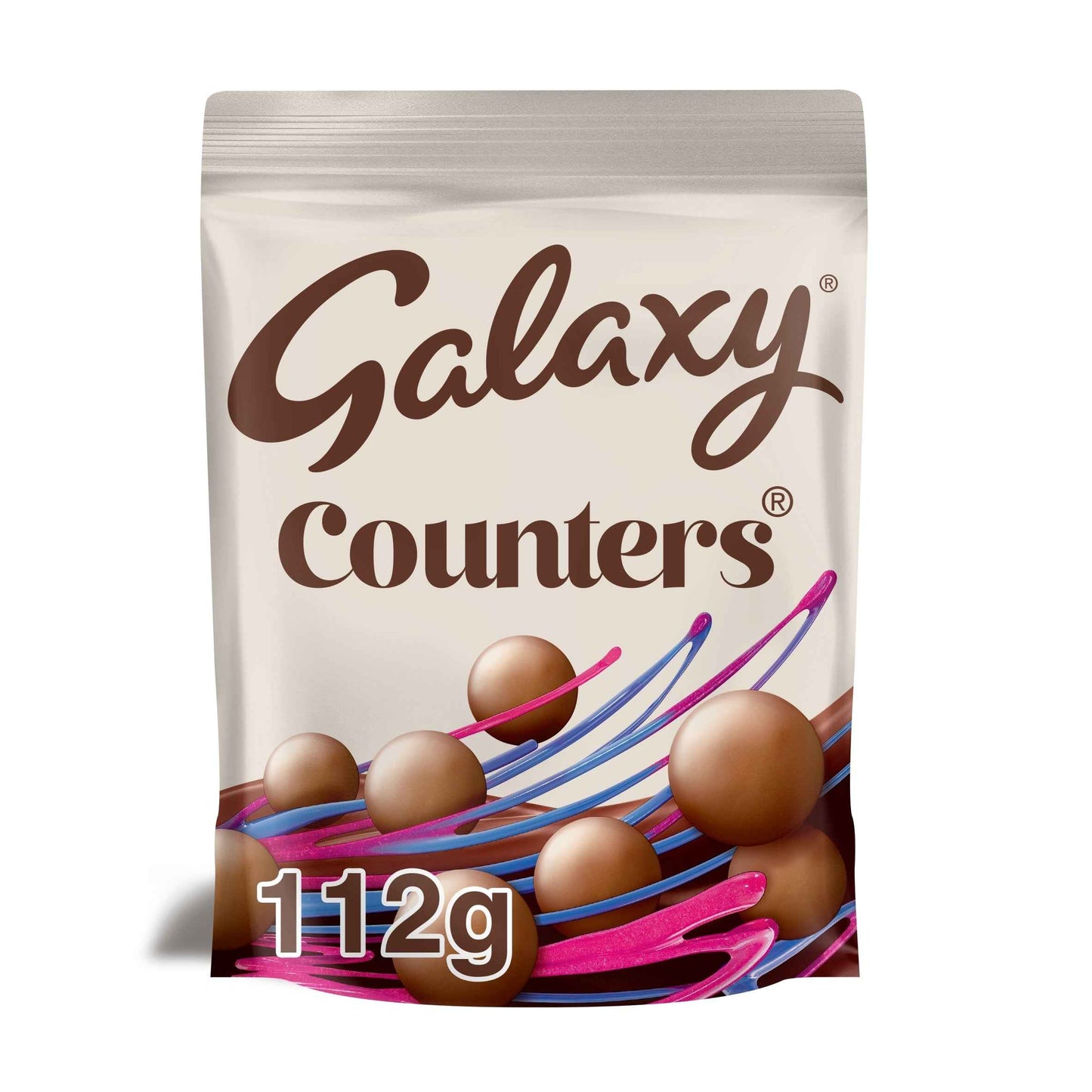 Milk Chocolate Counters 112g Pouch Bag by GALAXY