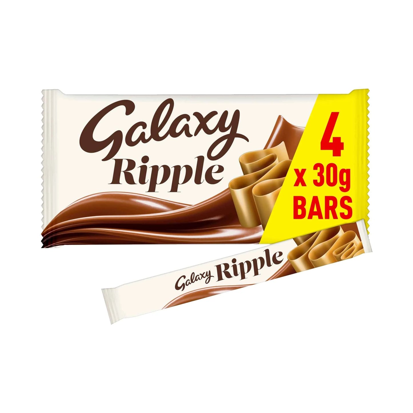 Ripple Milk Chocolate Bars Multipack 4 by GALAXY