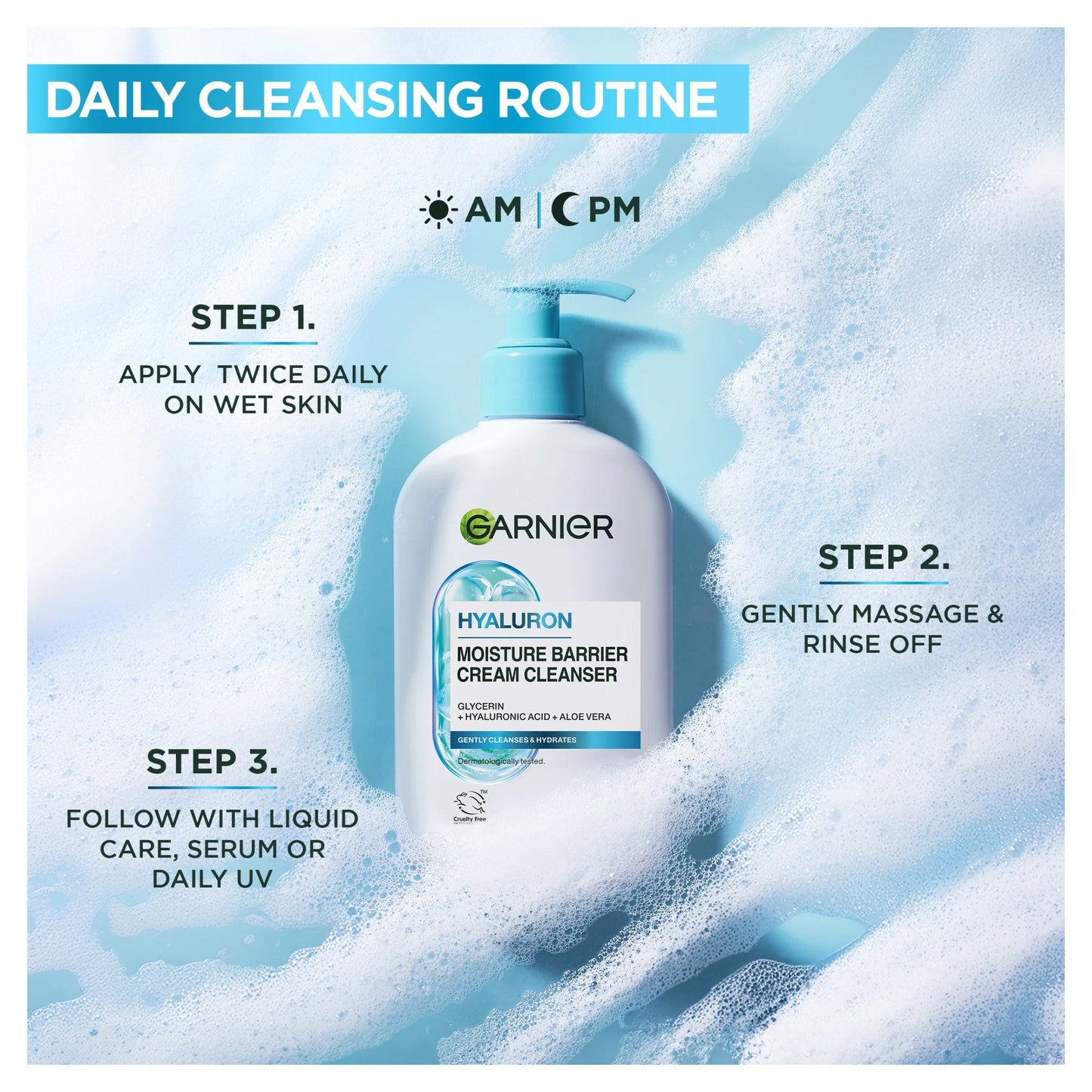 Skinactive Soothing Aloe Cream Cleanser 250ml by GARNIER