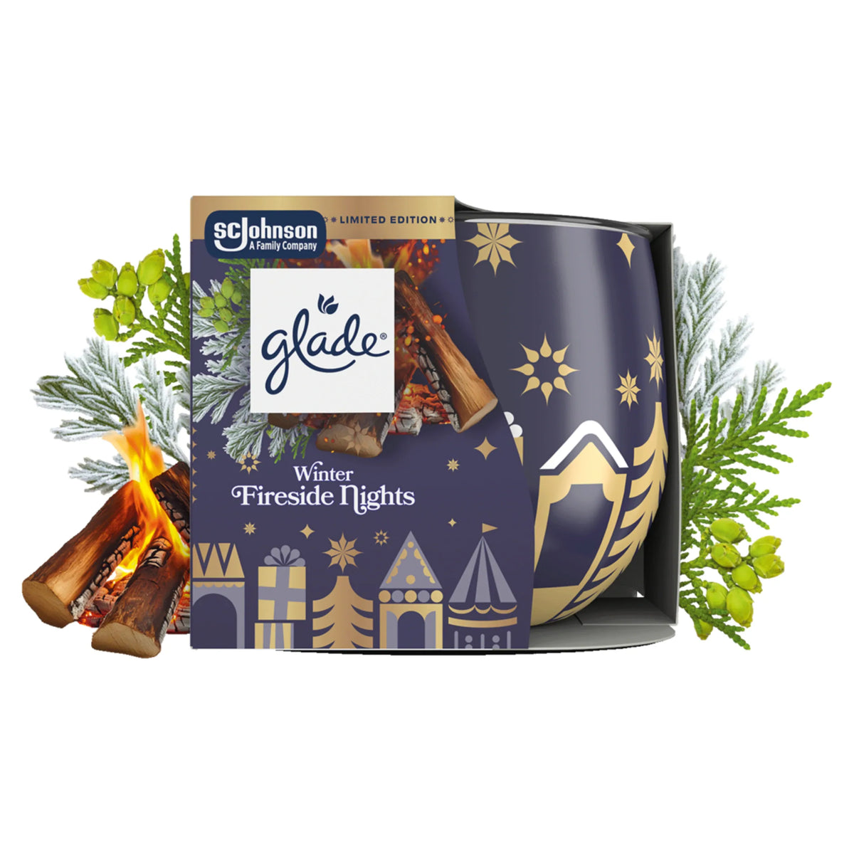 Limited Edition Winter Fireside Nights by glade at The British Vault