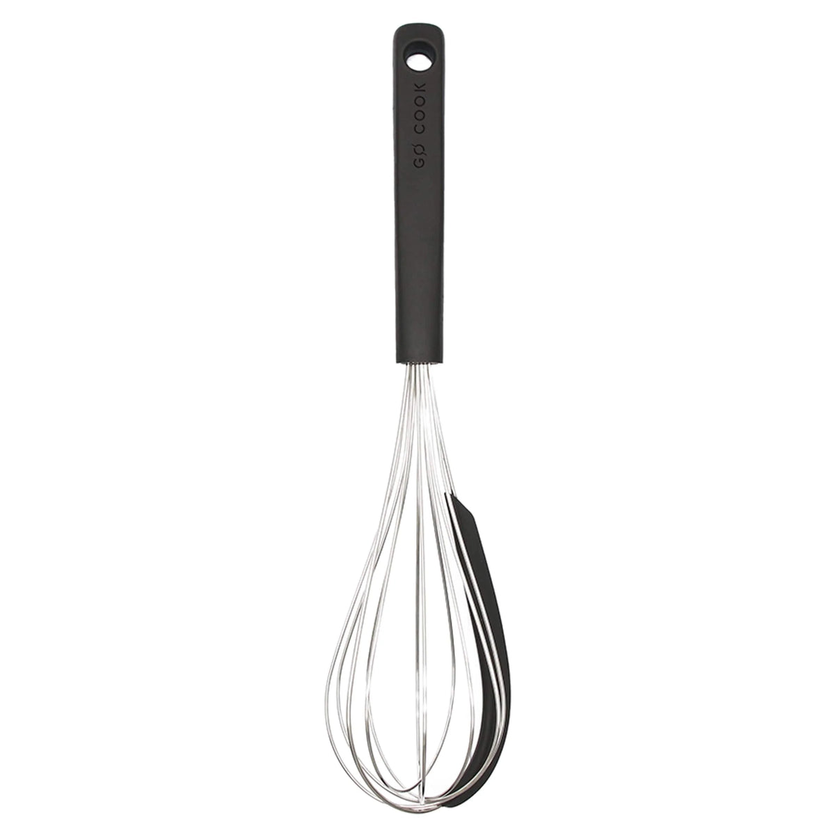 Black Stainless Steel Whisk by GO COOK