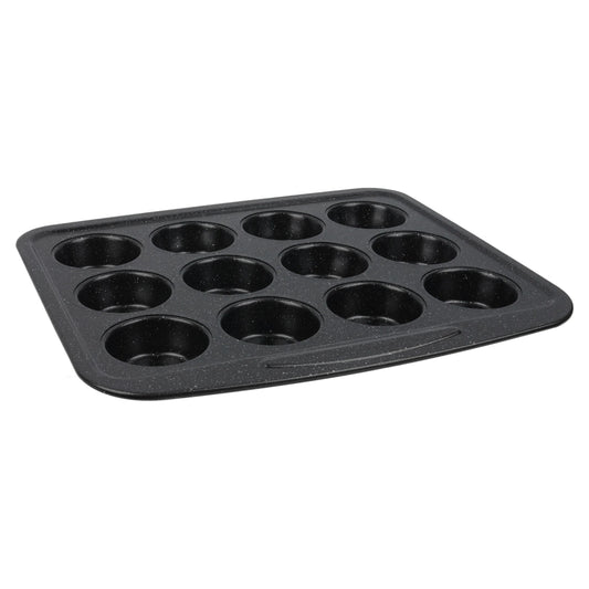 Marble 12 Cup Muffin Tray by GO COOK