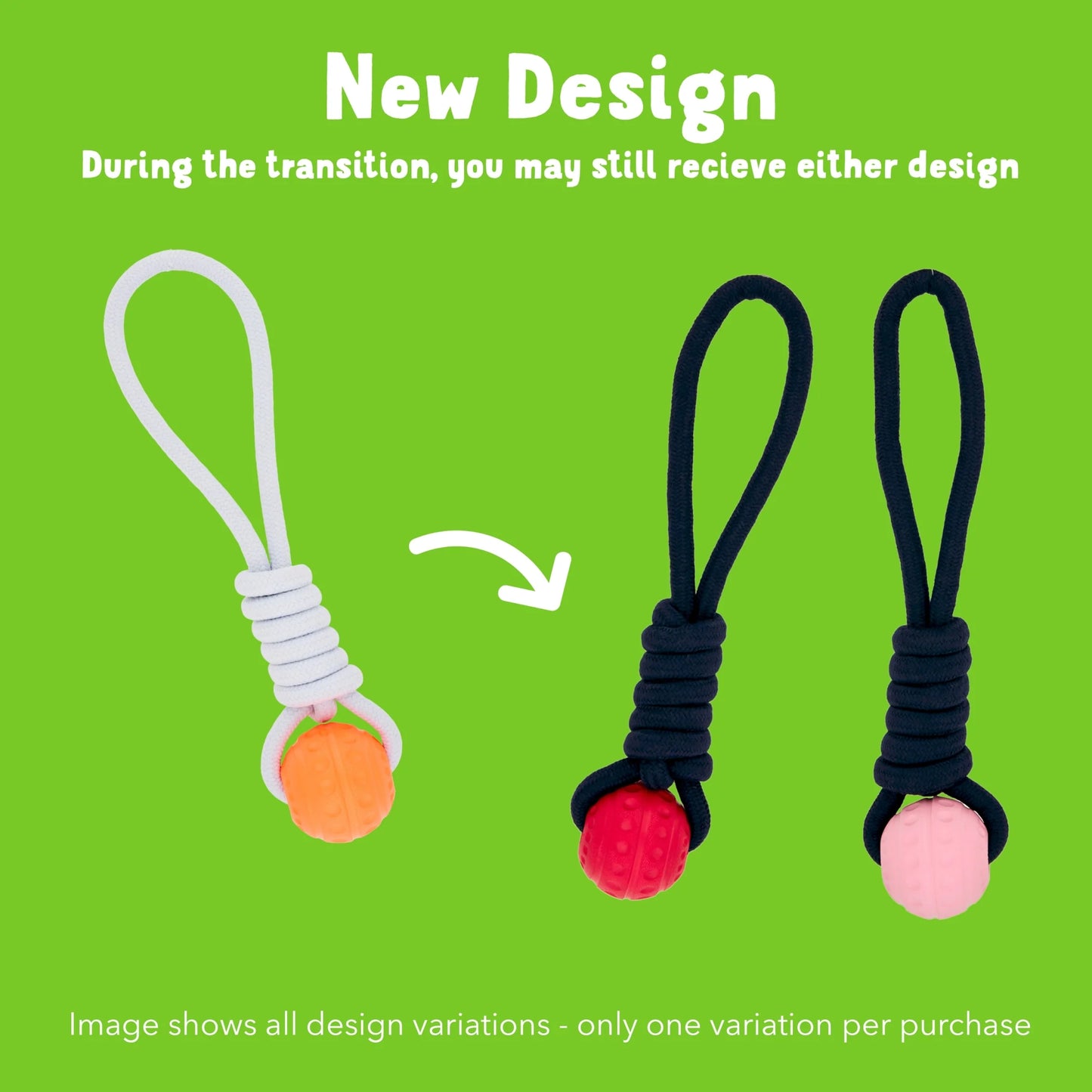 Wagtastic Fetch Ball On Rope Dog Toy by GOOD BOY