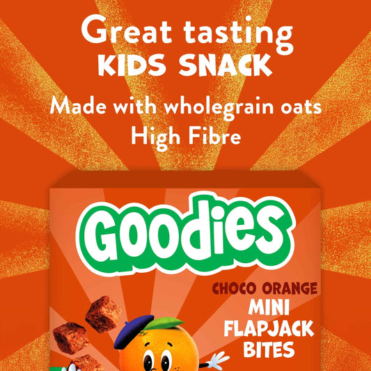Choco Orange Mini Flapjack Bites 4x23g by Goodies