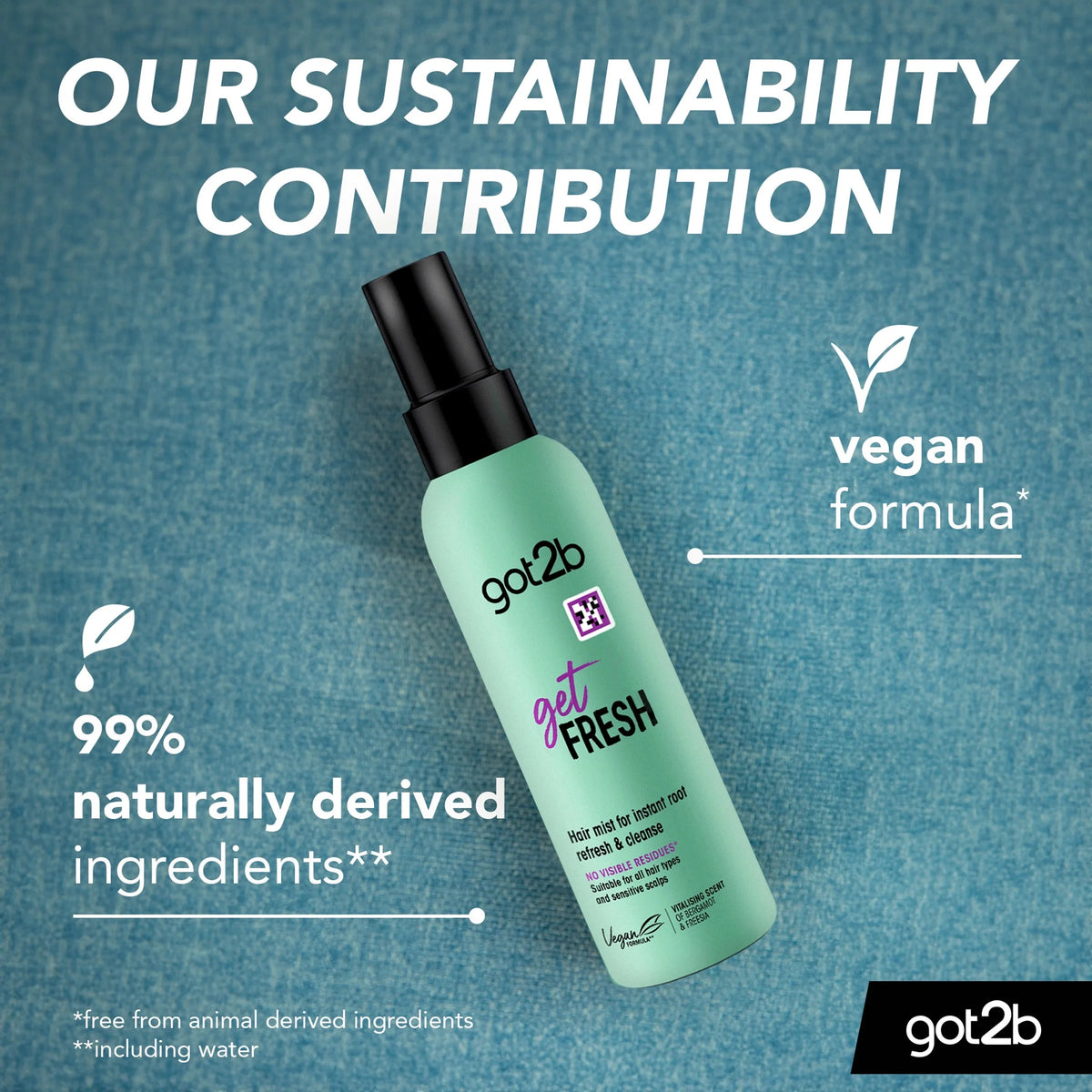 Get Fresh Hair Mist 150ml by got2b