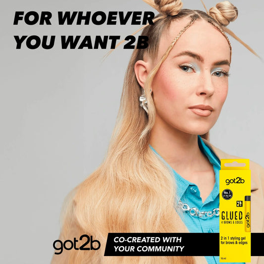 Glued 4 Brows & Edges 2in1 Gel 16ml by got2b