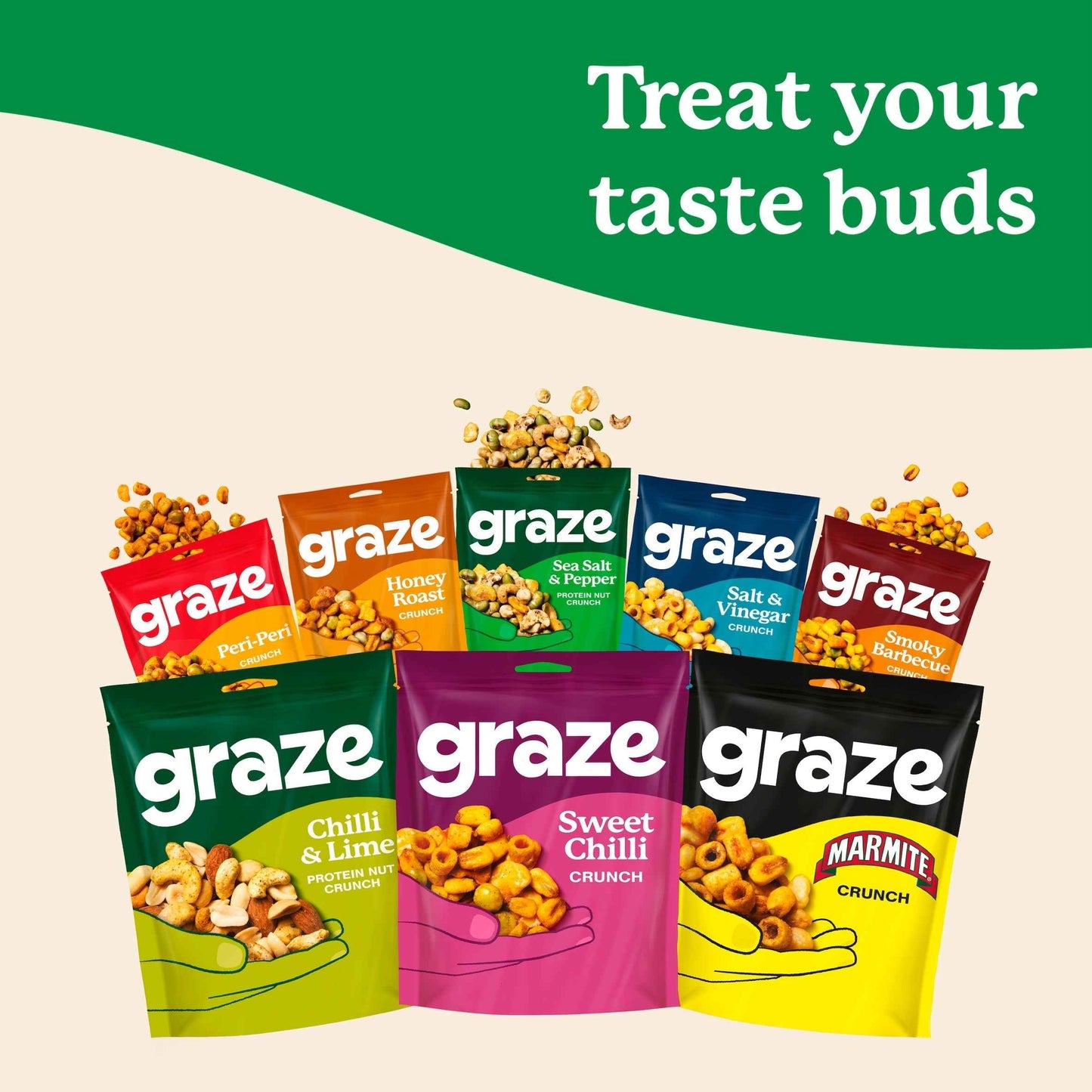 Smoky Barbecue Crunch 100g by GRAZE
