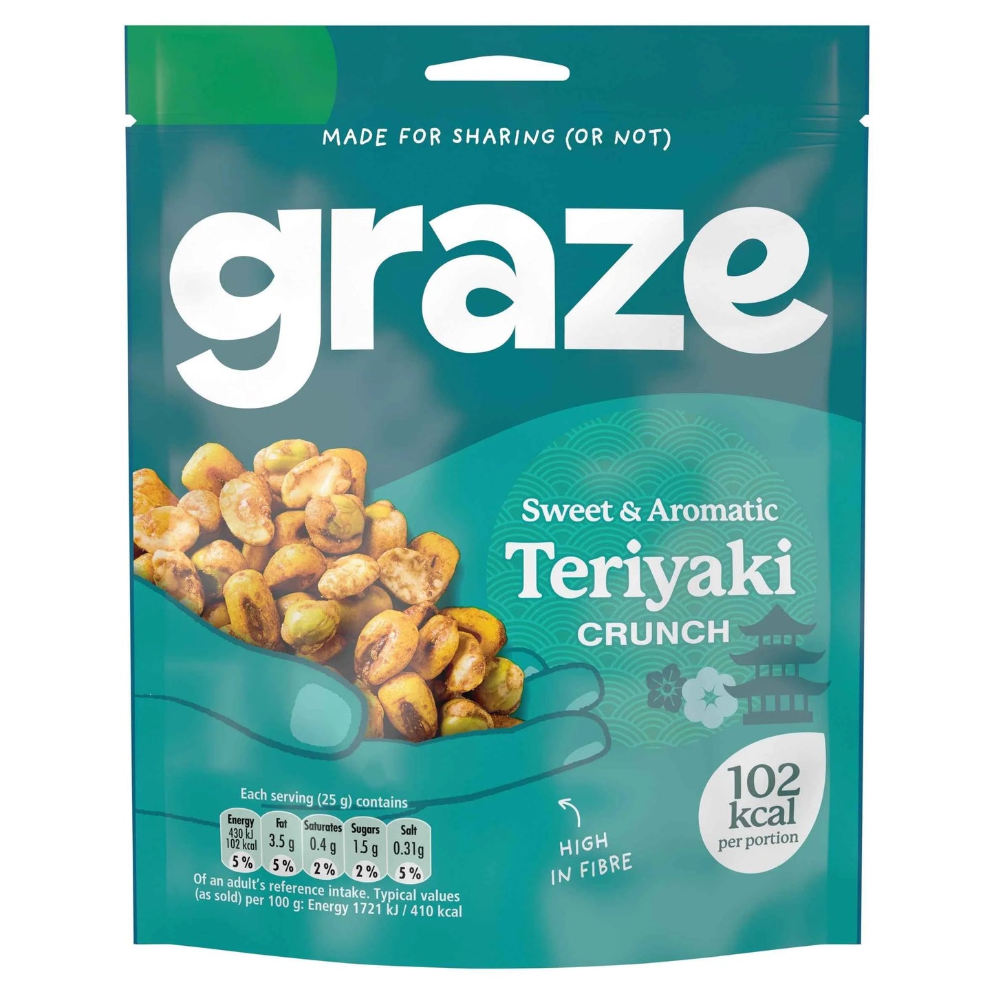 Sweet And Aromatic Teriyaki Crunch 100g by GRAZE
