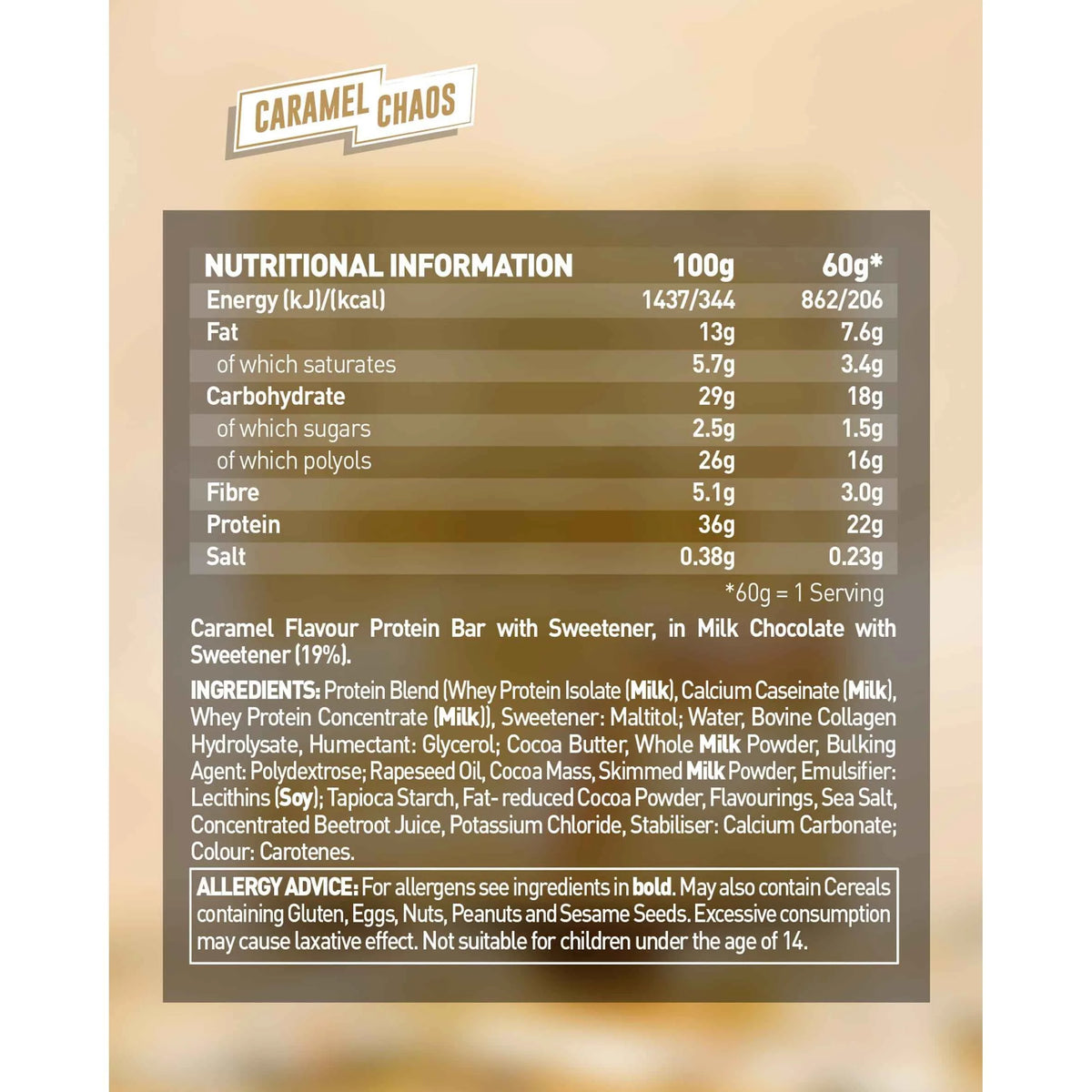 Carb Killa Protein Bar - Caramel Chaos 60g by GRENADE